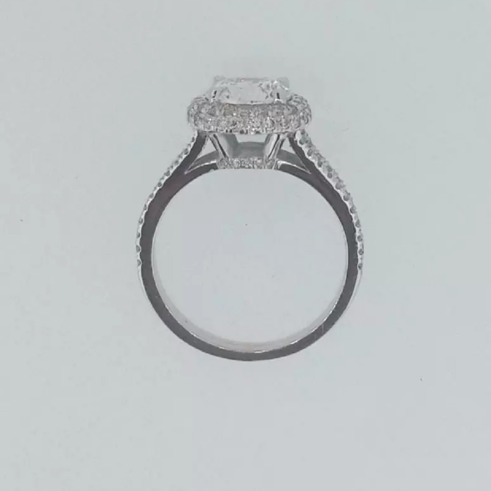 Size 6 Split Shank Double Halo Ring - image 4